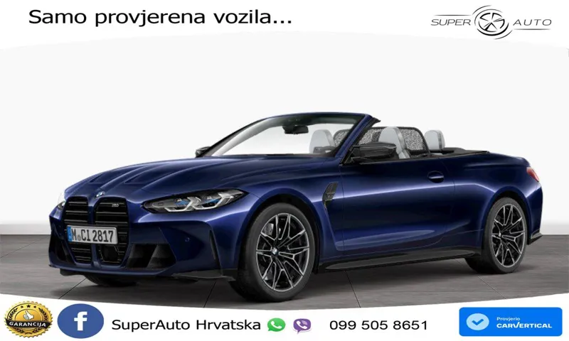 BMW M4 Convertible Competition 3.0 (510 KS) xDrive Steptronic LED+GR SJED+ACC