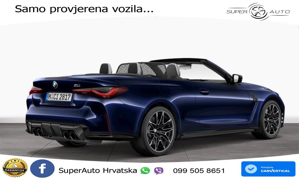 BMW M4 Convertible Competition 3.0 (510 KS) xDrive Steptronic LED+GR SJED+ACC