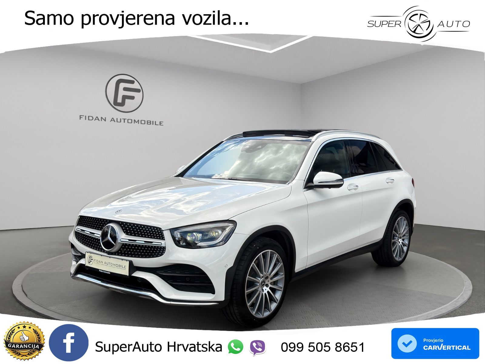 Mercedes GLC 220d (194 KS) 4MATIC G-TRONIC AMG ACC+HEAD+GR SJED+360+PANO