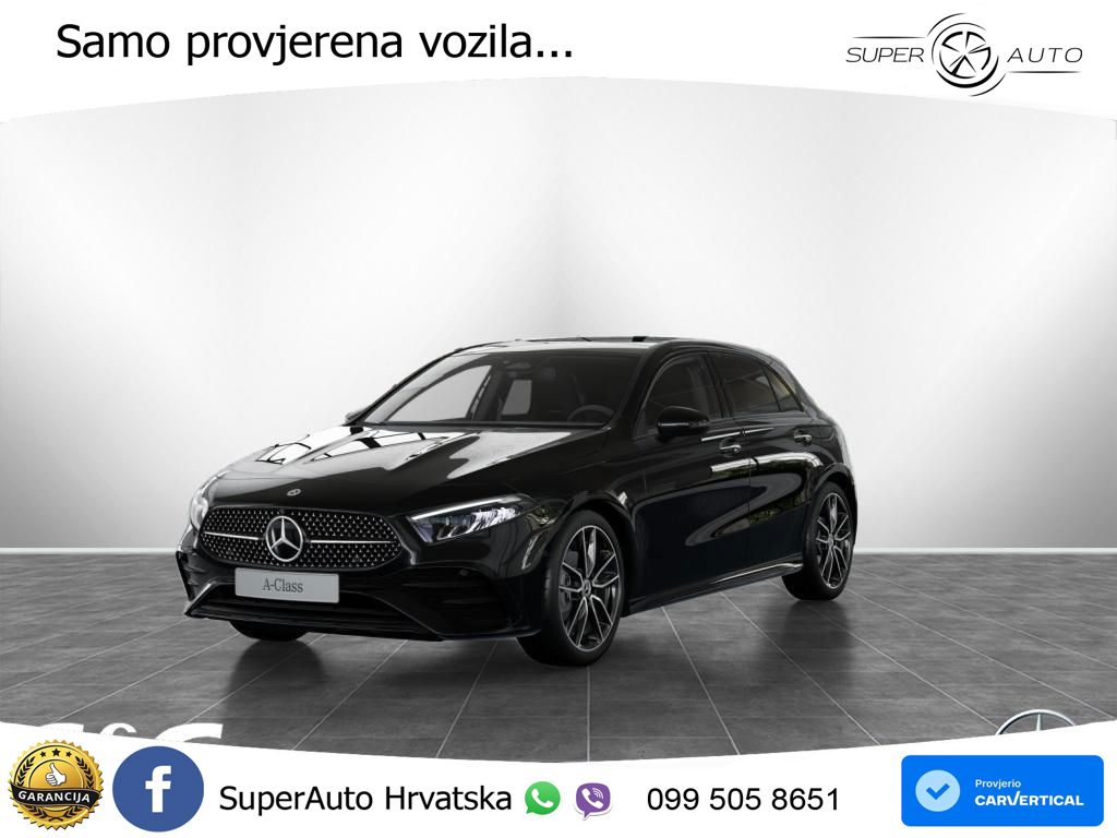 Mercedes-Benz A 180 7G-DCT AMG ACC+GR SJED+360+PANO