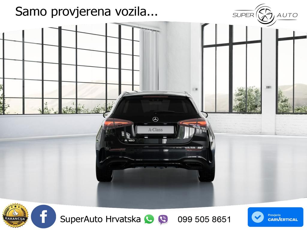 Mercedes-Benz A 180 7G-DCT AMG ACC+GR SJED+360+PANO