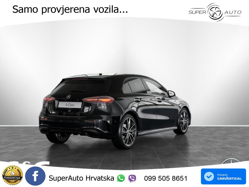 Mercedes-Benz A 180 7G-DCT AMG ACC+GR SJED+360+PANO