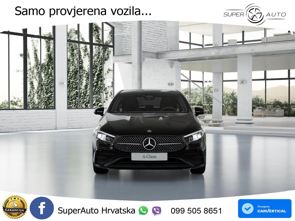 Mercedes-Benz A 180 7G-DCT AMG ACC+GR SJED+360+PANO