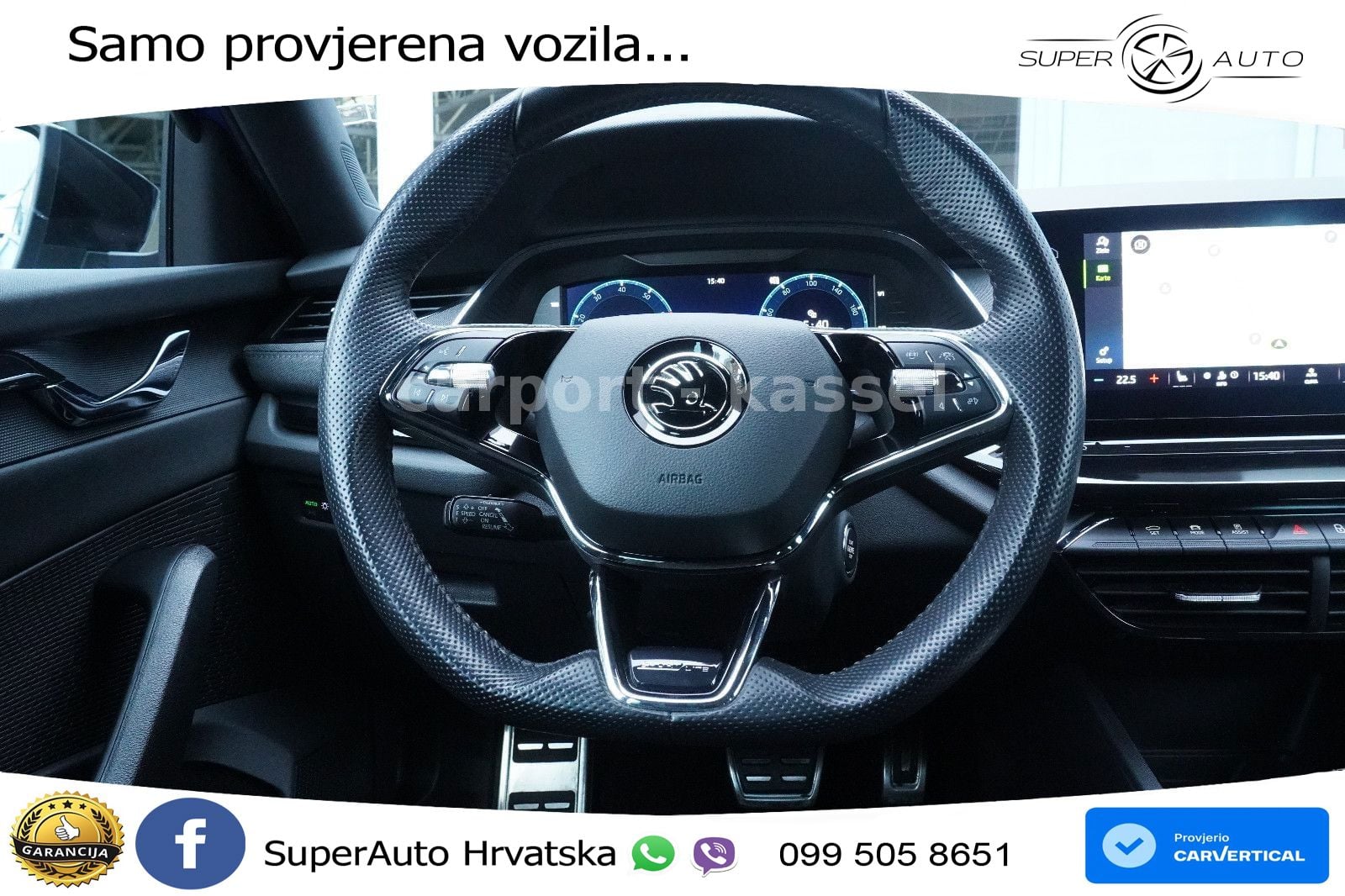 Škoda Octavia Combi 2.0 TSI (190 KS) 4x4 DSG SportLine LED+GR SJED+ACC
