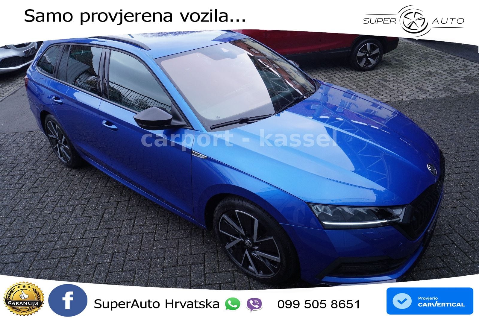 Škoda Octavia Combi 2.0 TSI (190 KS) 4x4 DSG SportLine LED+GR SJED+ACC