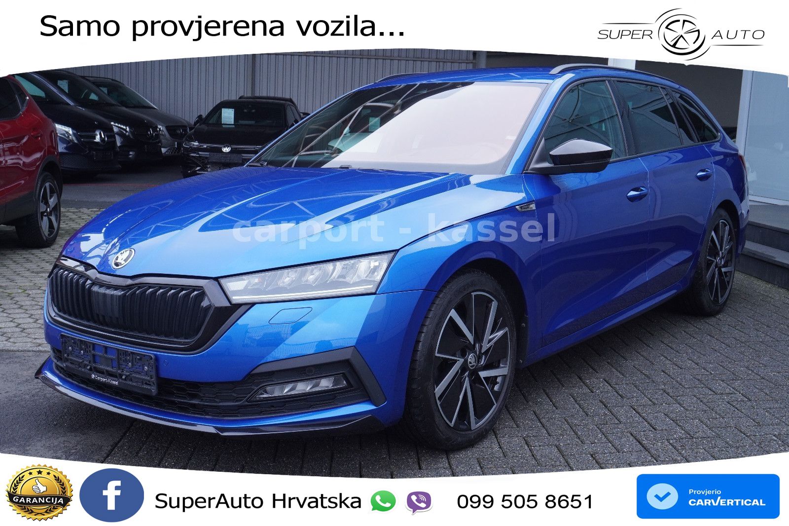 Škoda Octavia Combi 2.0 TSI (190 KS) 4x4 DSG SportLine LED+GR SJED+ACC