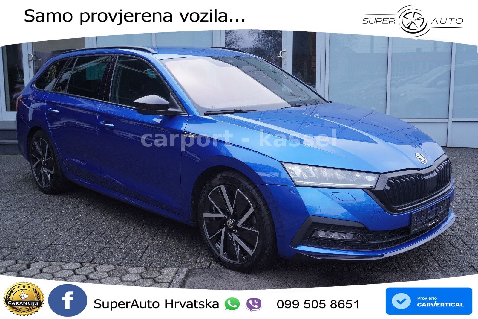 Škoda Octavia Combi 2.0 TSI (190 KS) 4x4 DSG SportLine LED+GR SJED+ACC