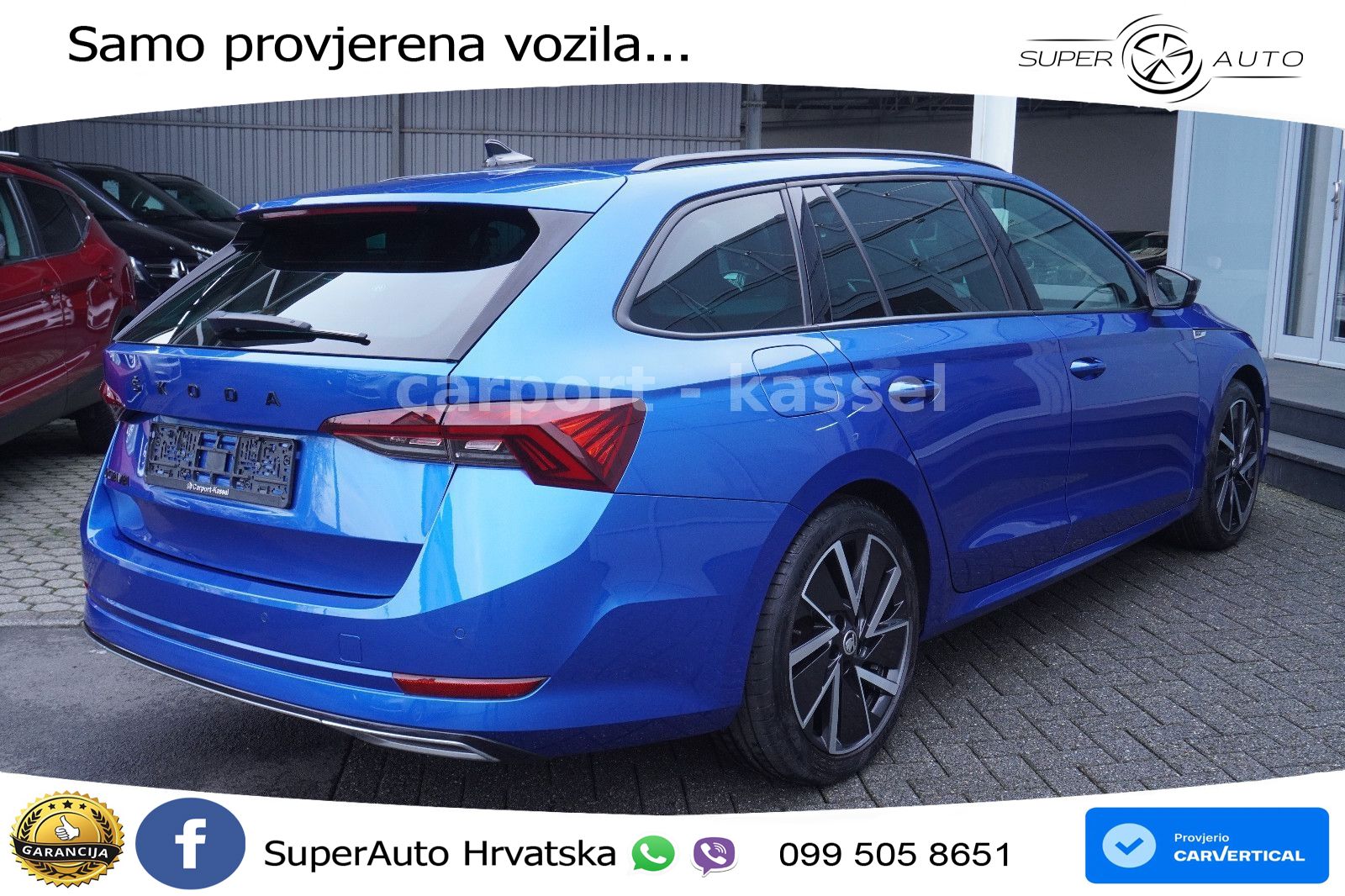 Škoda Octavia Combi 2.0 TSI (190 KS) 4x4 DSG SportLine LED+GR SJED+ACC