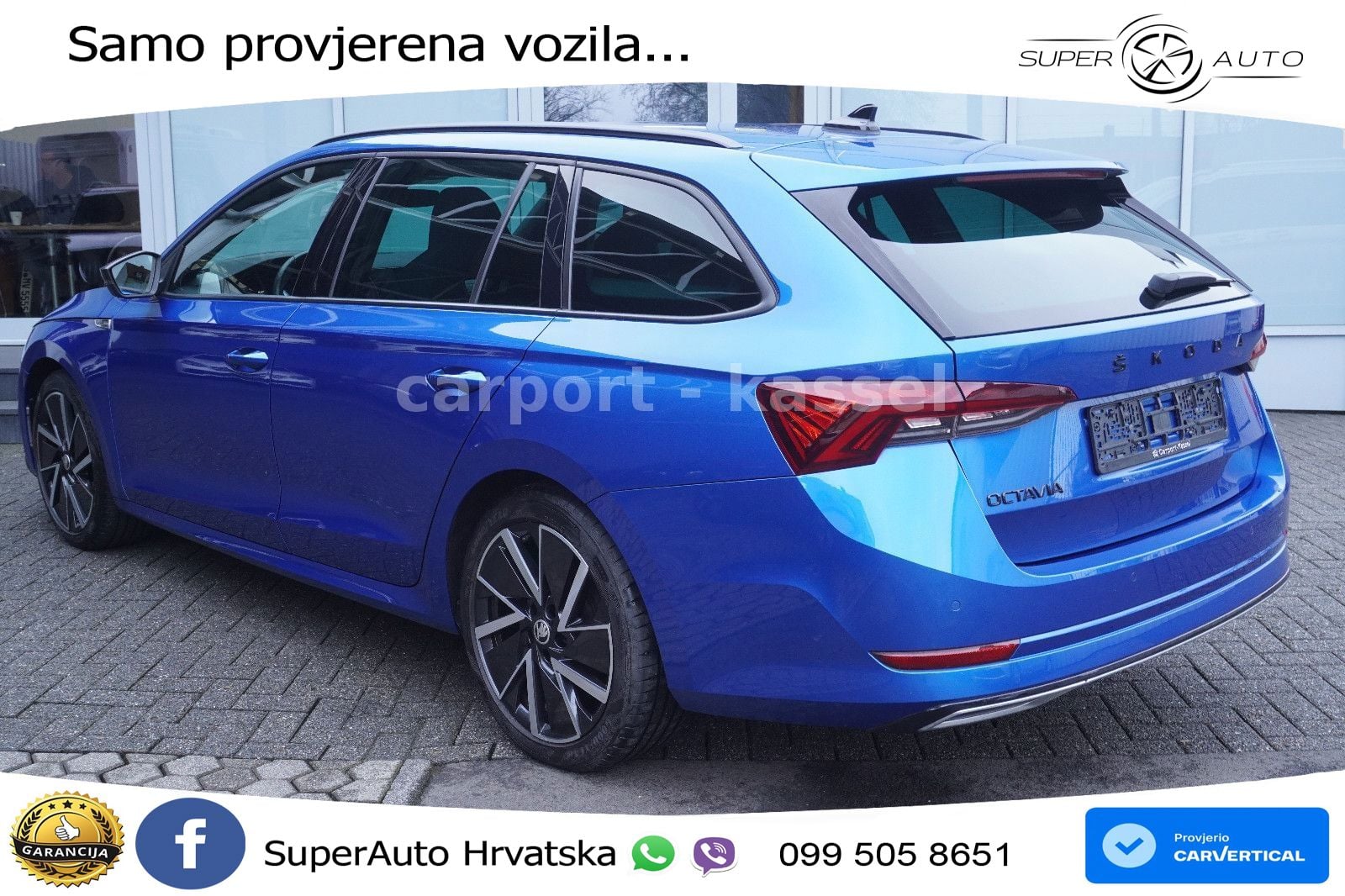 Škoda Octavia Combi 2.0 TSI (190 KS) 4x4 DSG SportLine LED+GR SJED+ACC