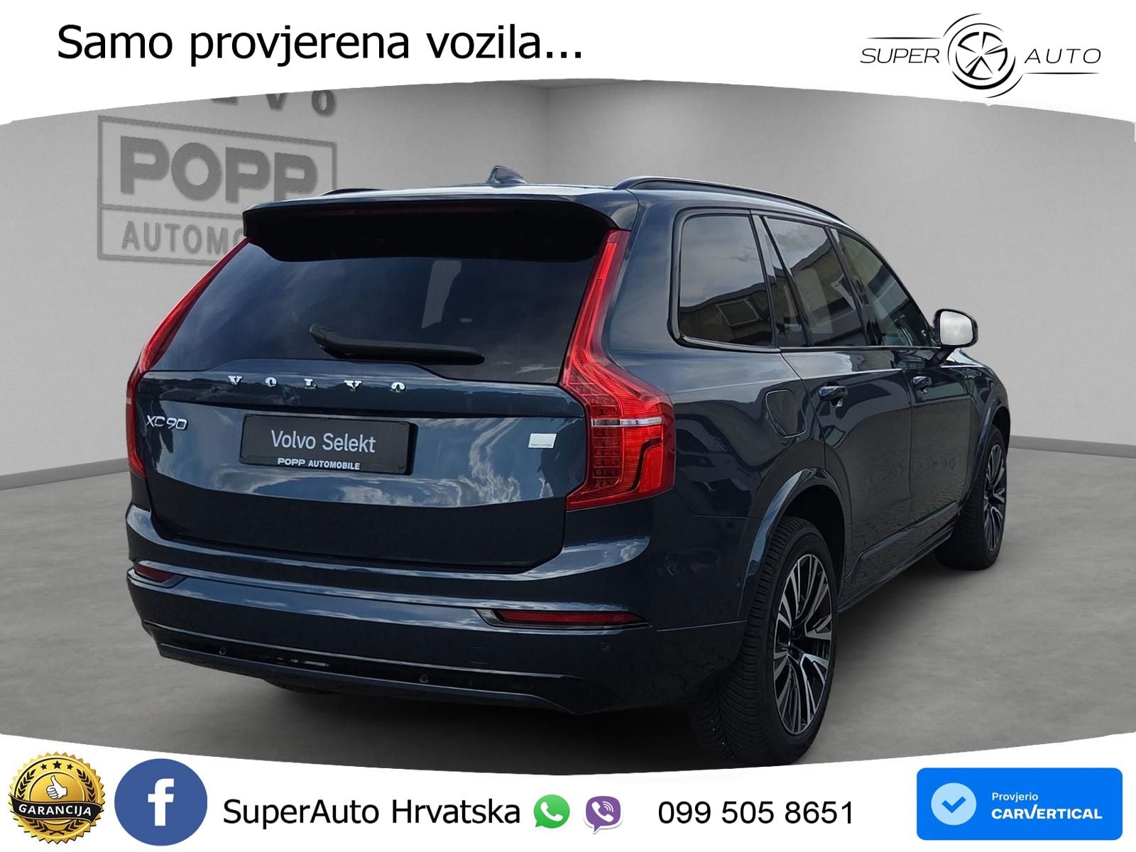 Volvo XC90 2.0 T8 AWD Automatic ACC+HEAD+4xGR SJED+360+PANO