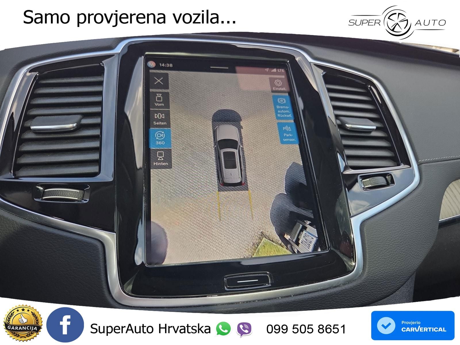 Volvo XC90 2.0 T8 AWD Automatic ACC+HEAD+4xGR SJED+360+PANO
