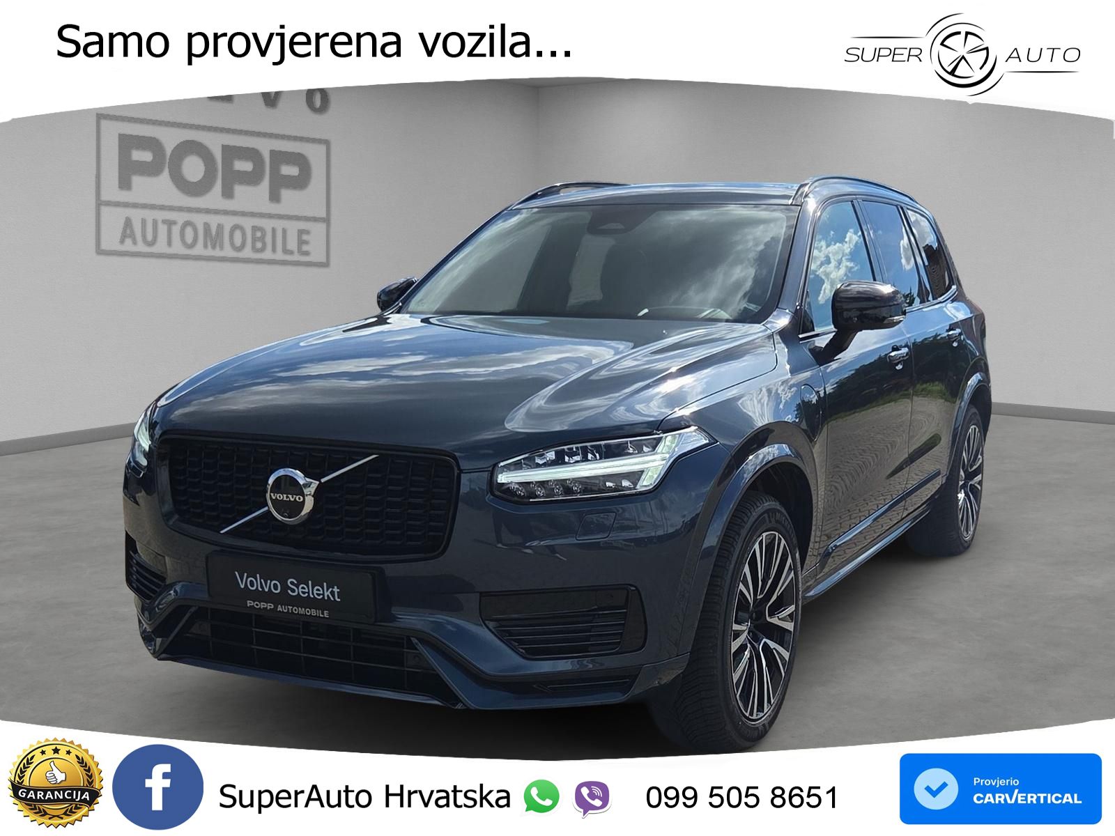 Volvo XC90 2.0 T8 AWD Automatic ACC+HEAD+4xGR SJED+360+PANO