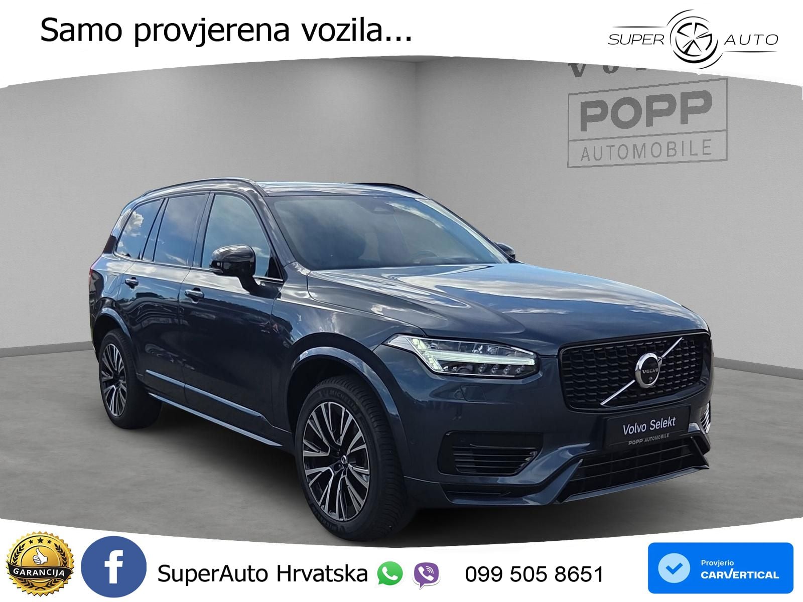 Volvo XC90 2.0 T8 AWD Automatic ACC+HEAD+4xGR SJED+360+PANO