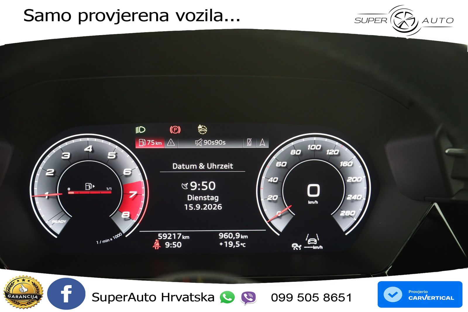 Audi A3 Limuzina 35 TFSI (150 KS) advanced LED+GR SJED+ACC