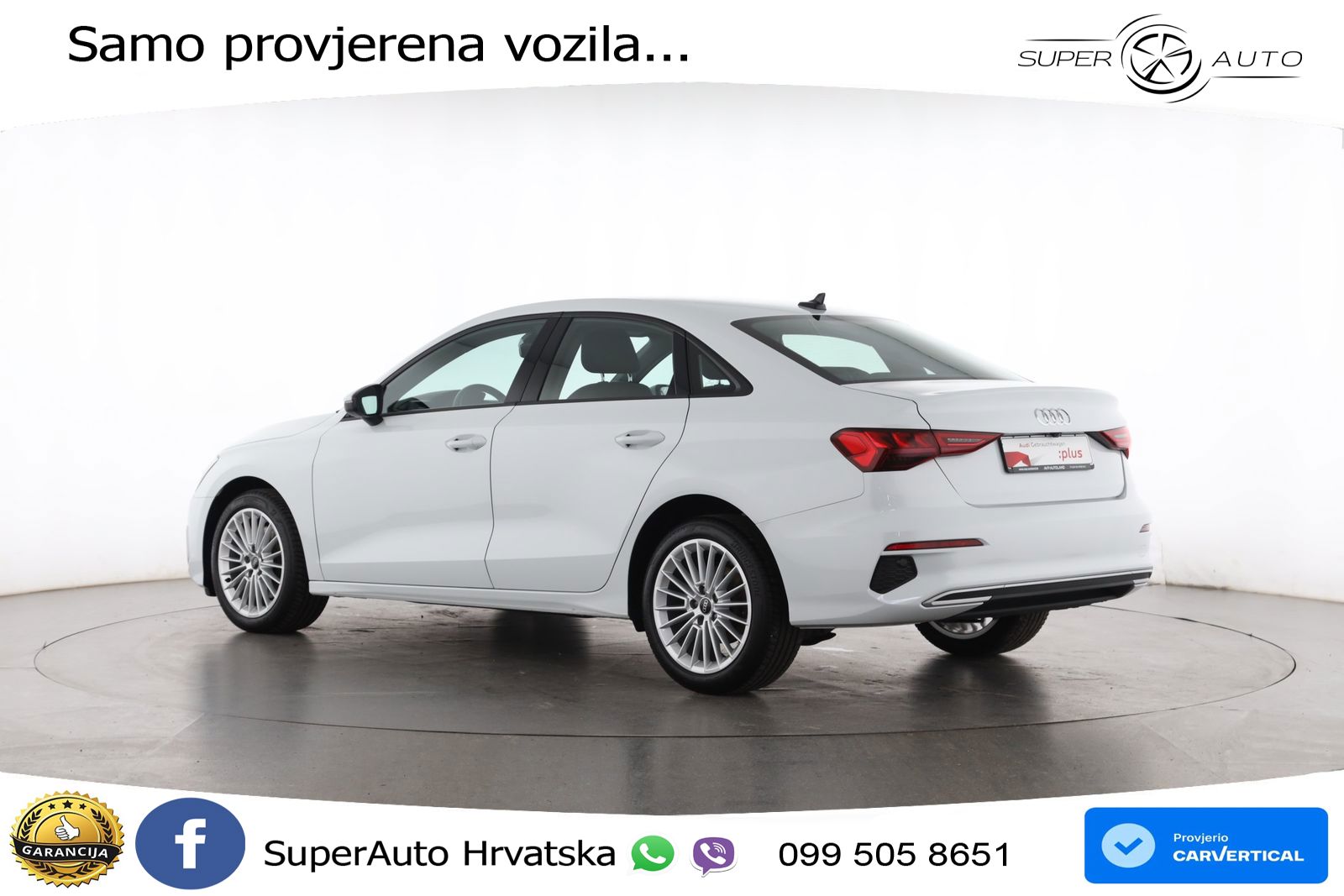 Audi A3 Limuzina 35 TFSI (150 KS) advanced LED+GR SJED+ACC