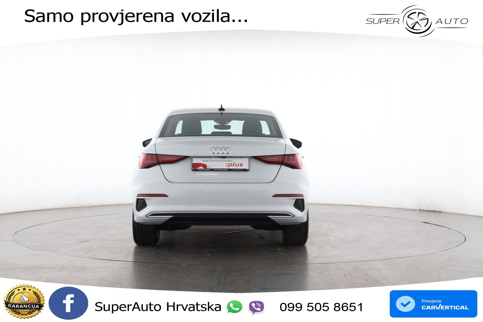 Audi A3 Limuzina 35 TFSI (150 KS) advanced LED+GR SJED+ACC