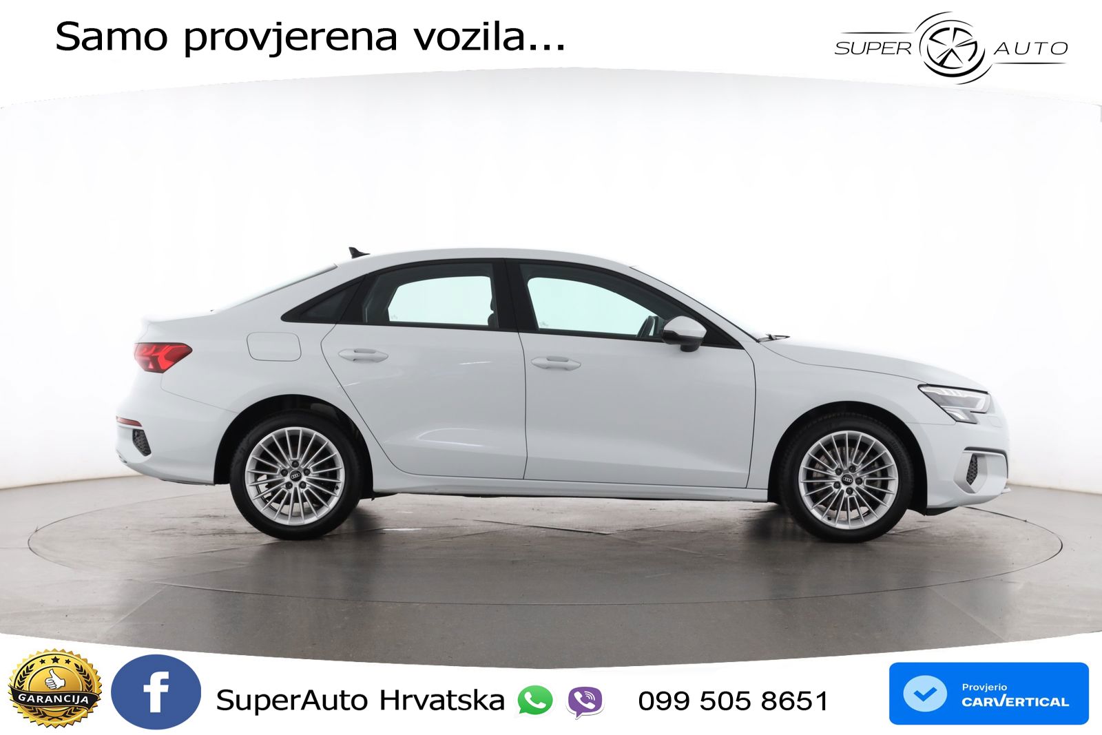 Audi A3 Limuzina 35 TFSI (150 KS) advanced LED+GR SJED+ACC