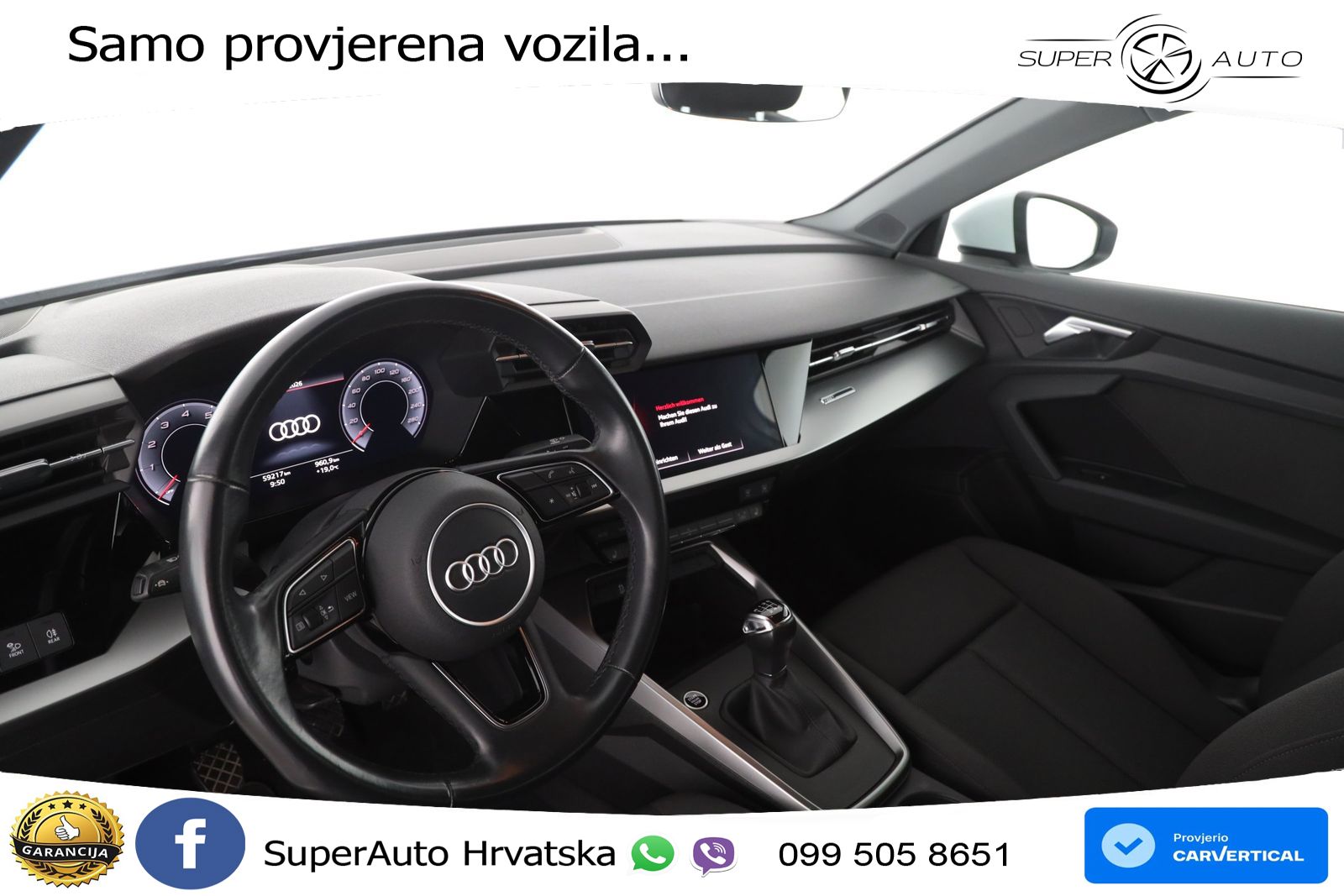 Audi A3 Limuzina 35 TFSI (150 KS) advanced LED+GR SJED+ACC