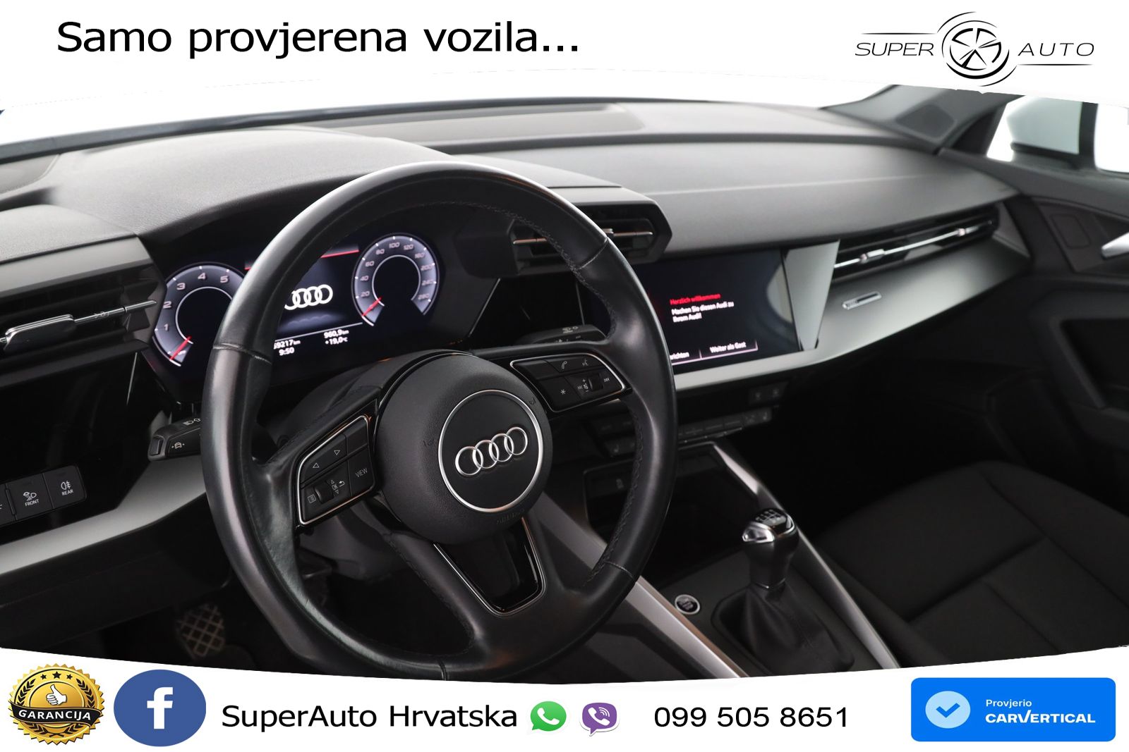 Audi A3 Limuzina 35 TFSI (150 KS) advanced LED+GR SJED+ACC