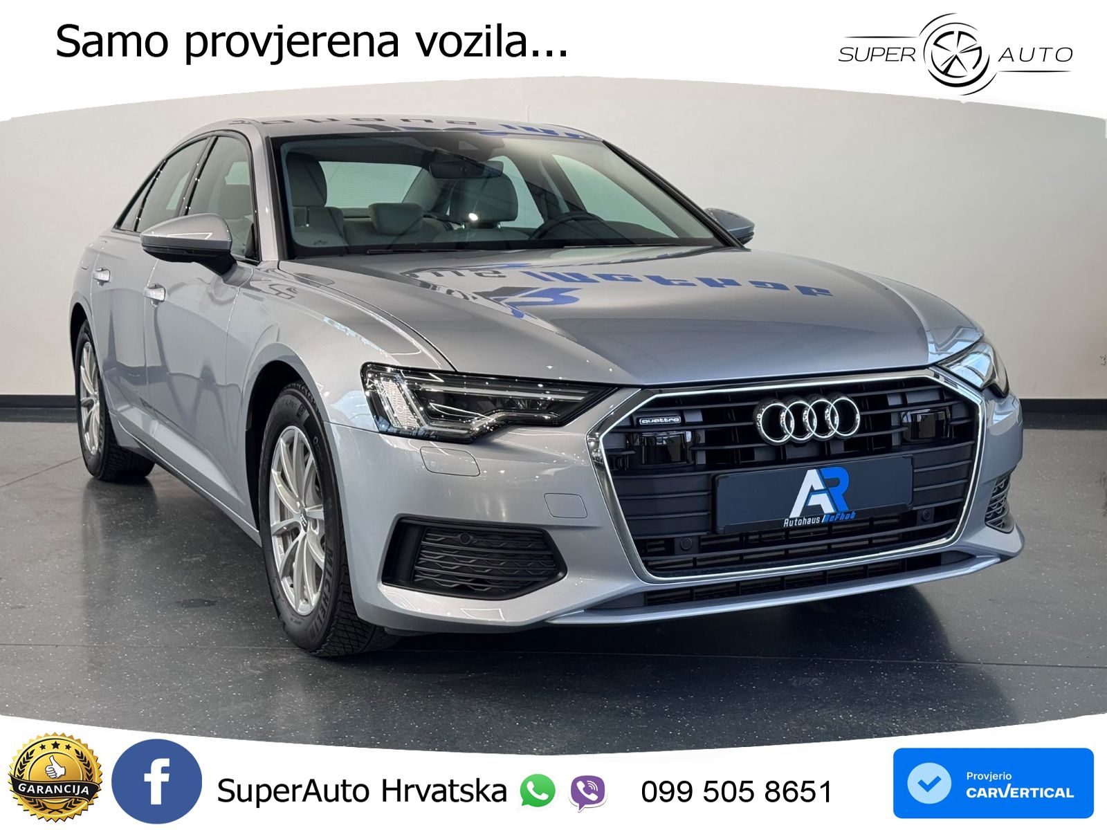 Audi A6 50 TDI V6 (286 KS) quattro tiptronic LED+GR SJED+ACC