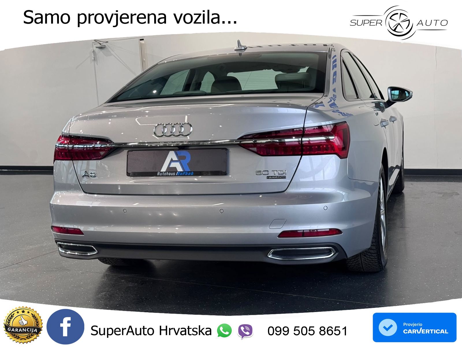Audi A6 50 TDI V6 (286 KS) quattro tiptronic LED+GR SJED+ACC