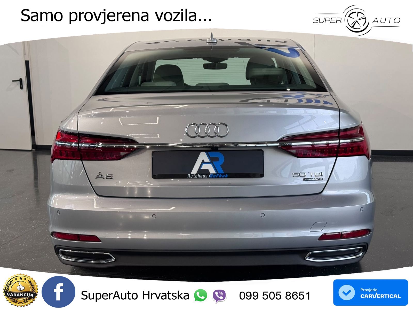 Audi A6 50 TDI V6 (286 KS) quattro tiptronic LED+GR SJED+ACC