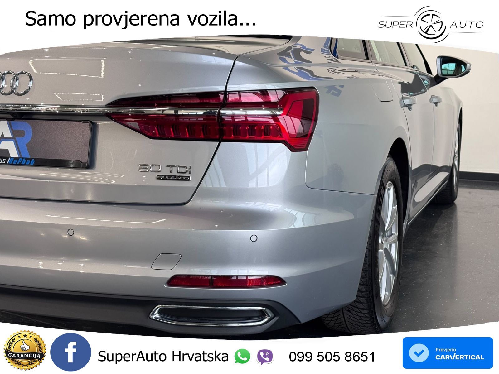 Audi A6 50 TDI V6 (286 KS) quattro tiptronic LED+GR SJED+ACC