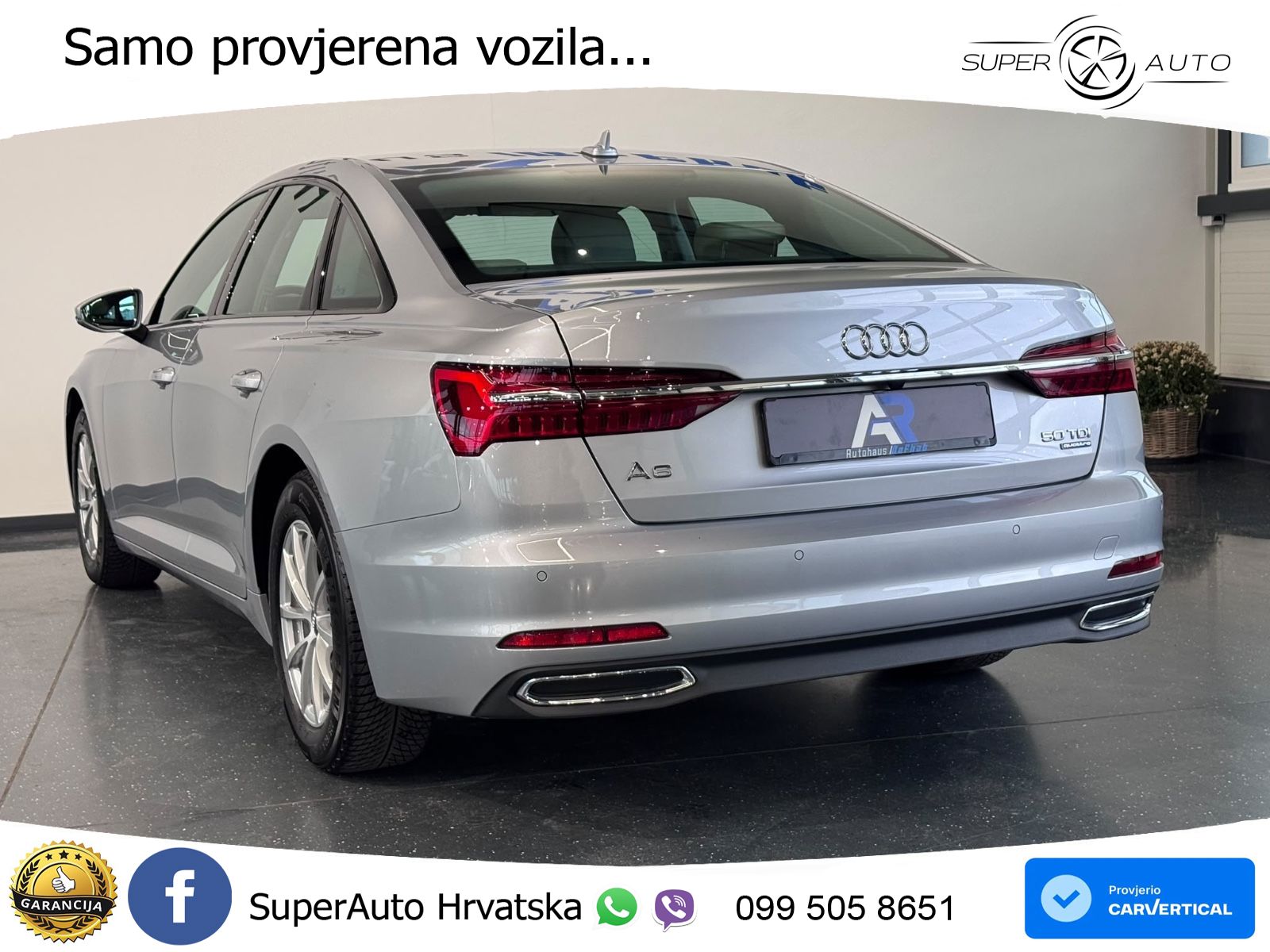 Audi A6 50 TDI V6 (286 KS) quattro tiptronic LED+GR SJED+ACC
