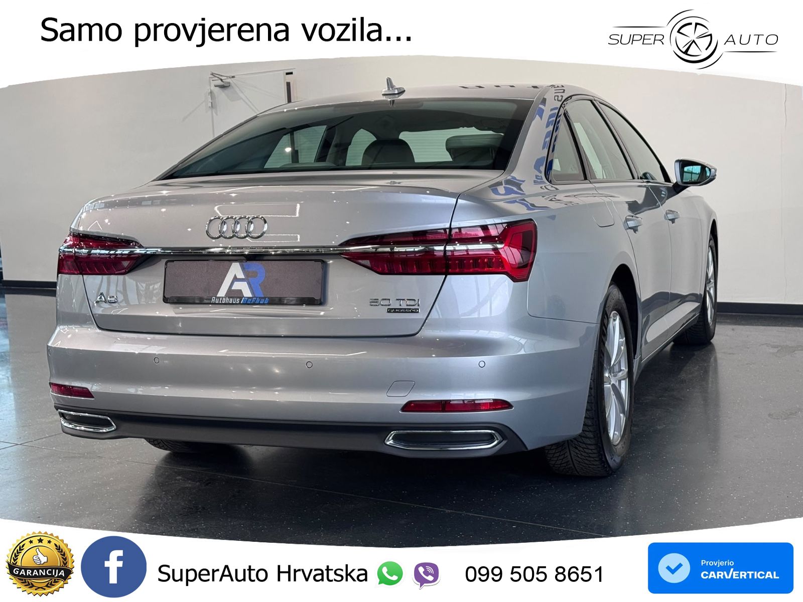 Audi A6 50 TDI V6 (286 KS) quattro tiptronic LED+GR SJED+ACC