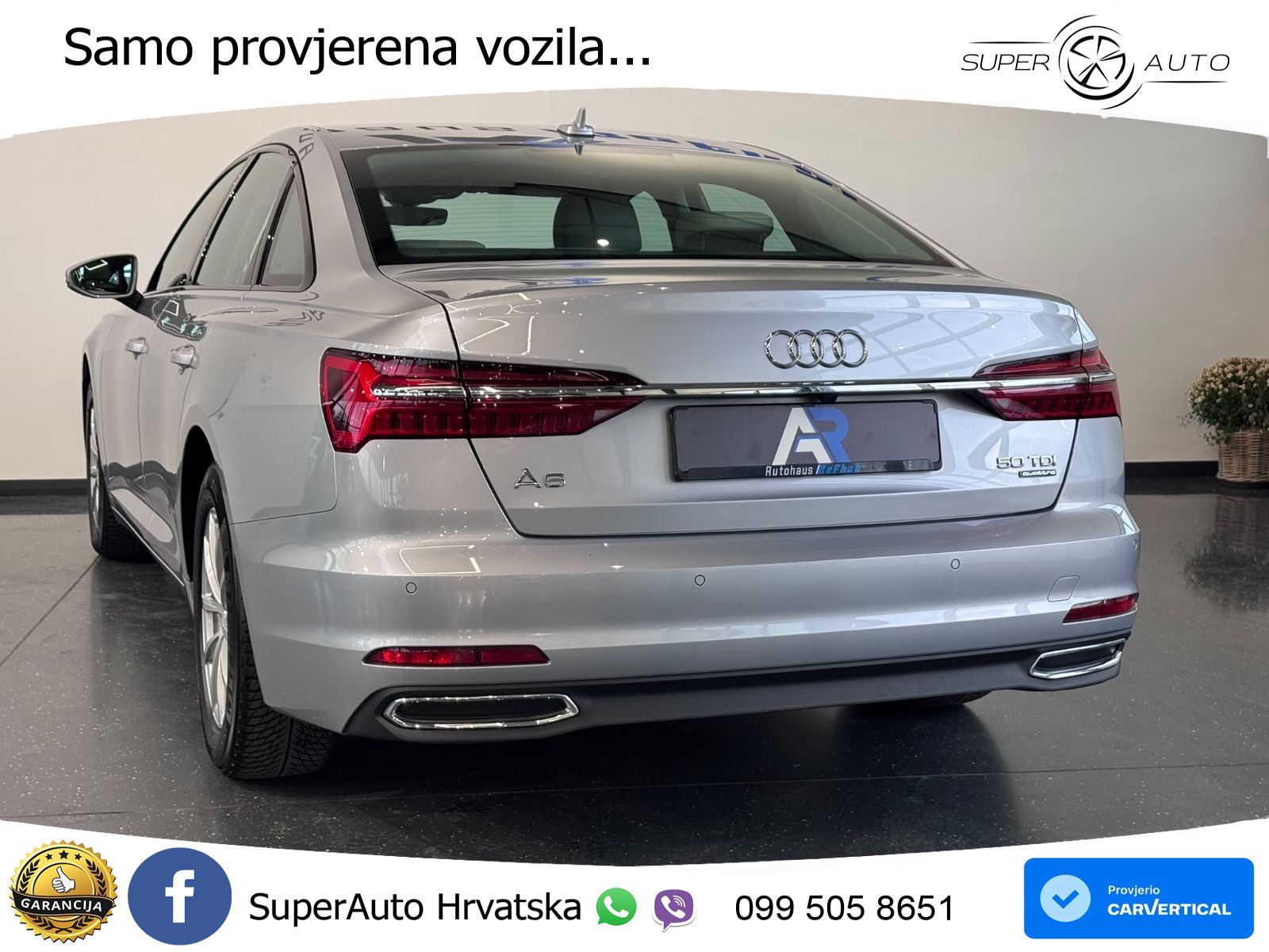 Audi A6 50 TDI V6 (286 KS) quattro tiptronic LED+GR SJED+ACC