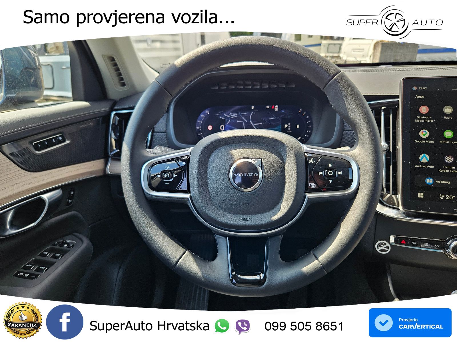 Volvo XC90 2.0 B5 AWD Automatic ACC+HEAD+4xGR SJED+360+PANO