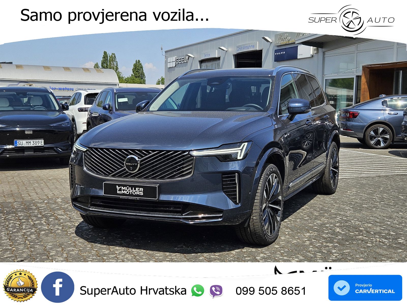 Volvo XC90 2.0 B5 AWD Automatic ACC+HEAD+4xGR SJED+360+PANO