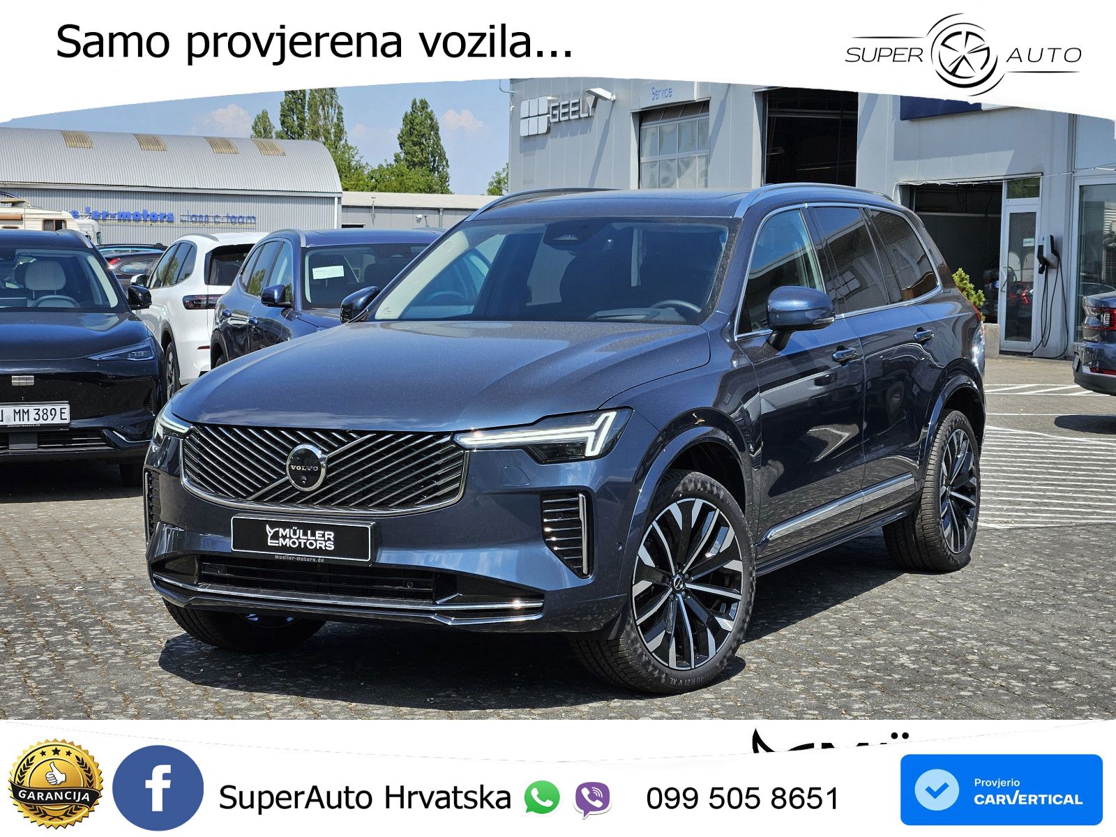 Volvo XC90 2.0 B5 AWD Automatic ACC+HEAD+4xGR SJED+360+PANO