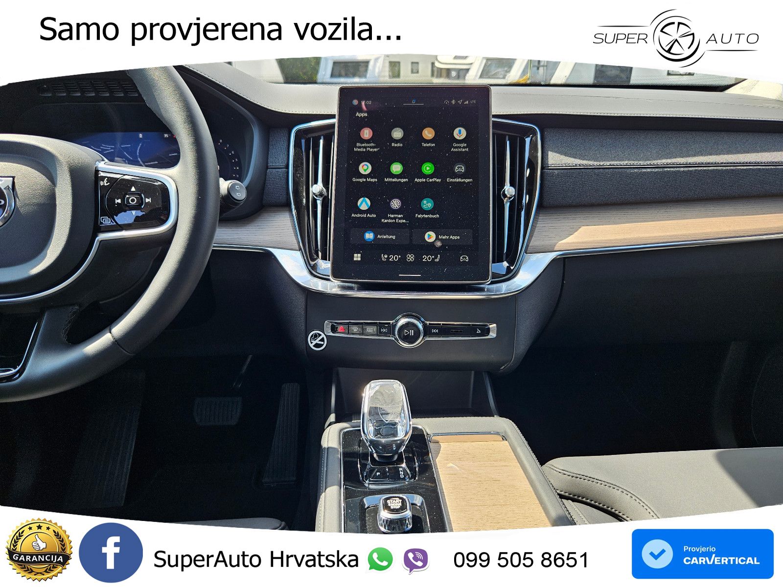 Volvo XC90 2.0 B5 AWD Automatic ACC+HEAD+4xGR SJED+360+PANO