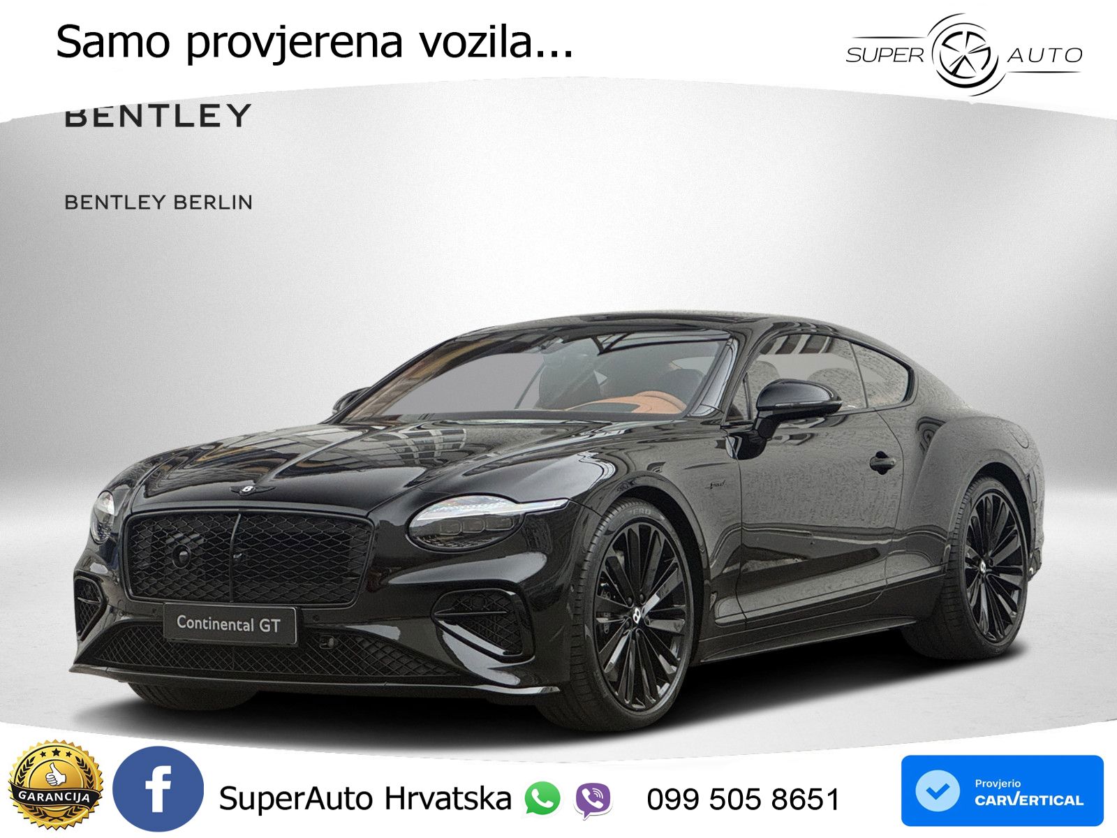 Bentley Continental GT IV 4.0 V8 TFSi (782 KS) AWD DCT LED+GR SJED+ACC