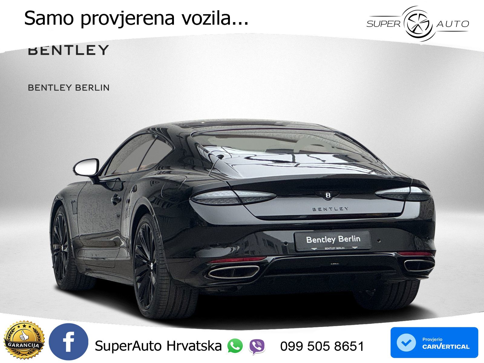 Bentley Continental GT IV 4.0 V8 TFSi (782 KS) AWD DCT LED+GR SJED+ACC