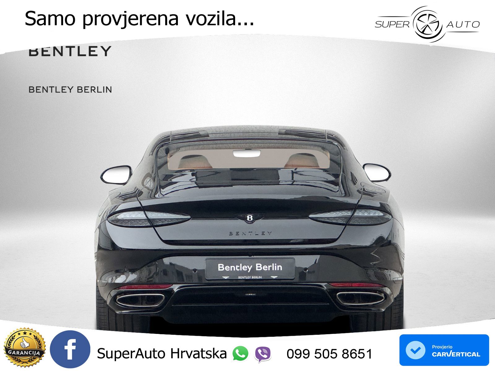 Bentley Continental GT IV 4.0 V8 TFSi (782 KS) AWD DCT LED+GR SJED+ACC