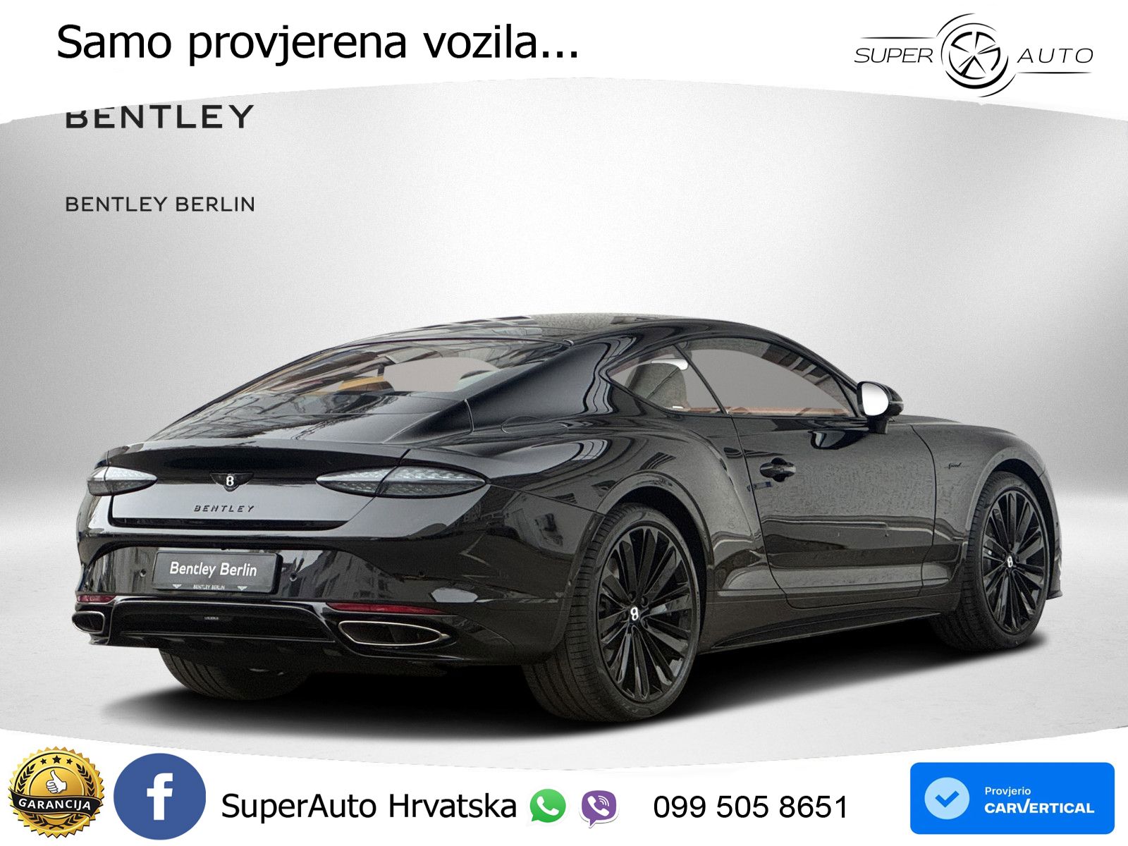 Bentley Continental GT IV 4.0 V8 TFSi (782 KS) AWD DCT LED+GR SJED+ACC