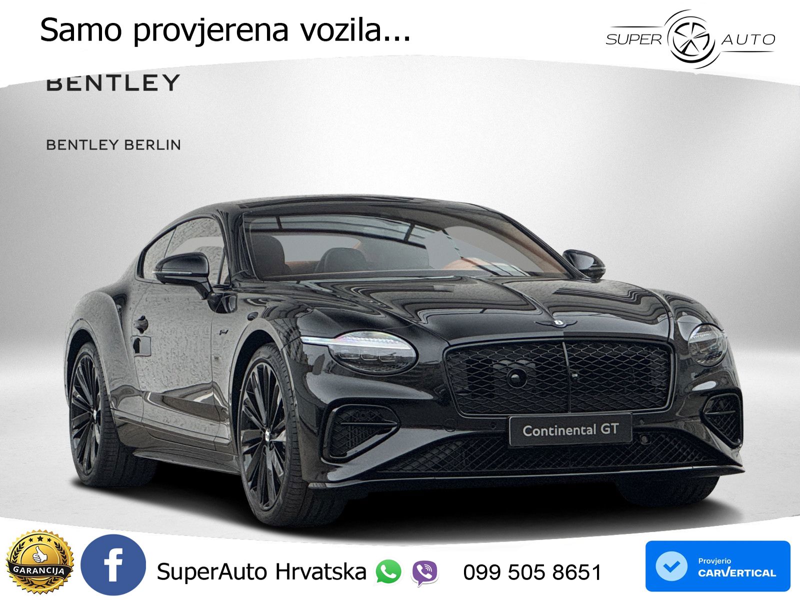 Bentley Continental GT IV 4.0 V8 TFSi (782 KS) AWD DCT LED+GR SJED+ACC