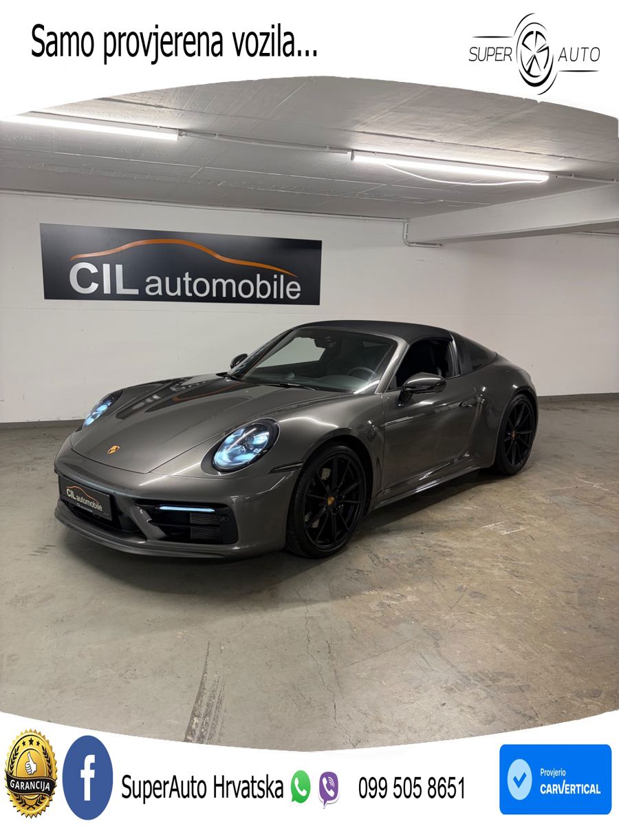 Porsche 911 Targa 4S 3.0 (450 KS) PDK ZRAČNI+ACC+GR SJED+KAM