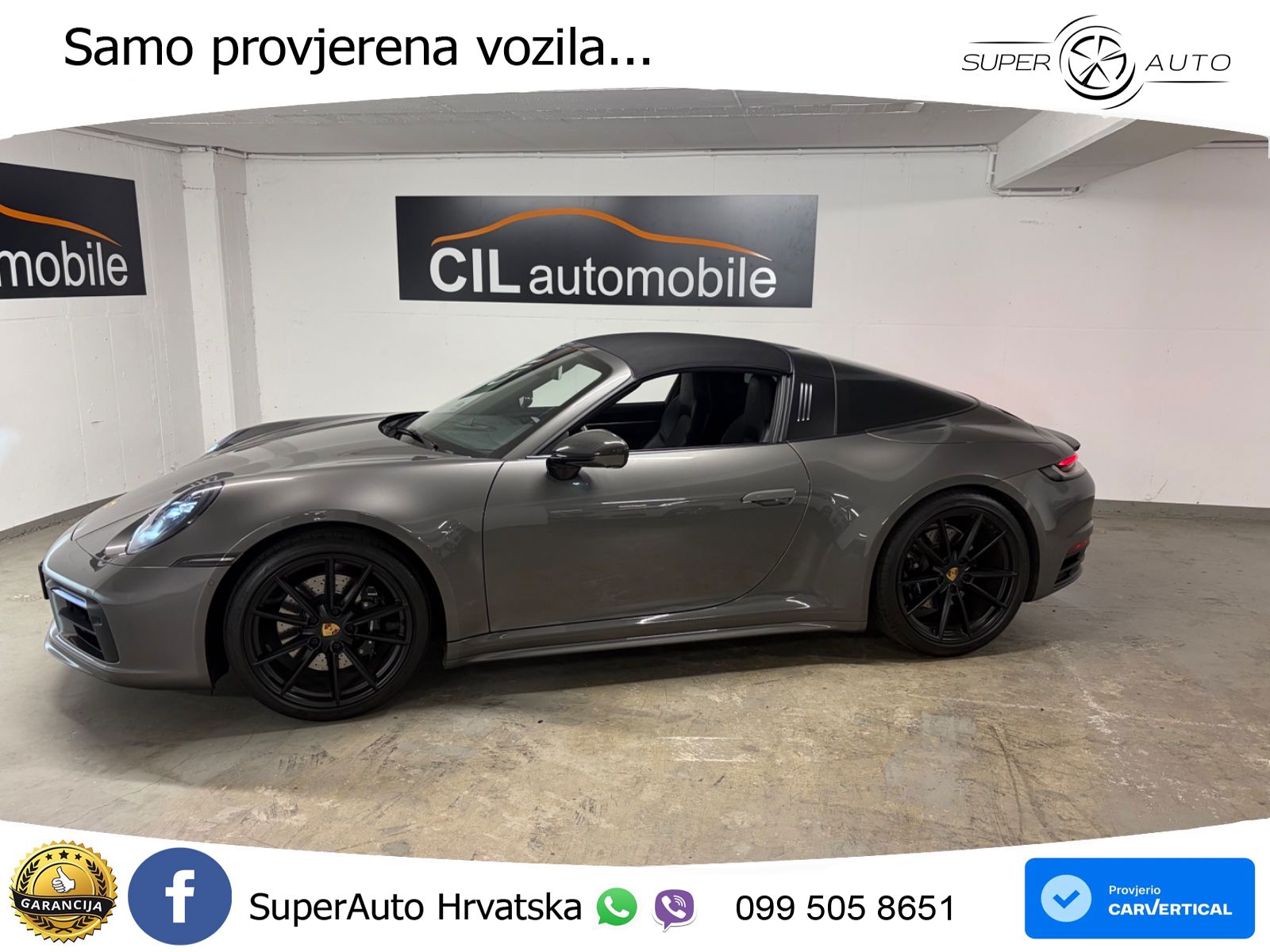 Porsche 911 Targa 4S 3.0 (450 KS) PDK ZRAČNI+ACC+GR SJED+KAM