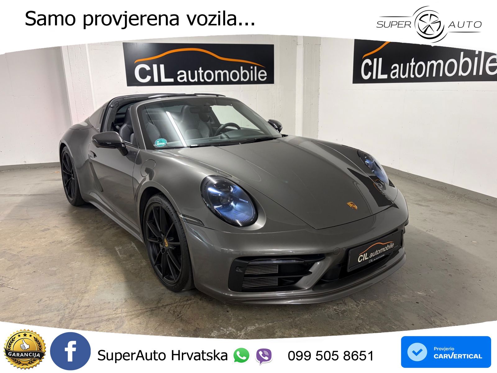 Porsche 911 Targa 4S 3.0 (450 KS) PDK ZRAČNI+ACC+GR SJED+KAM
