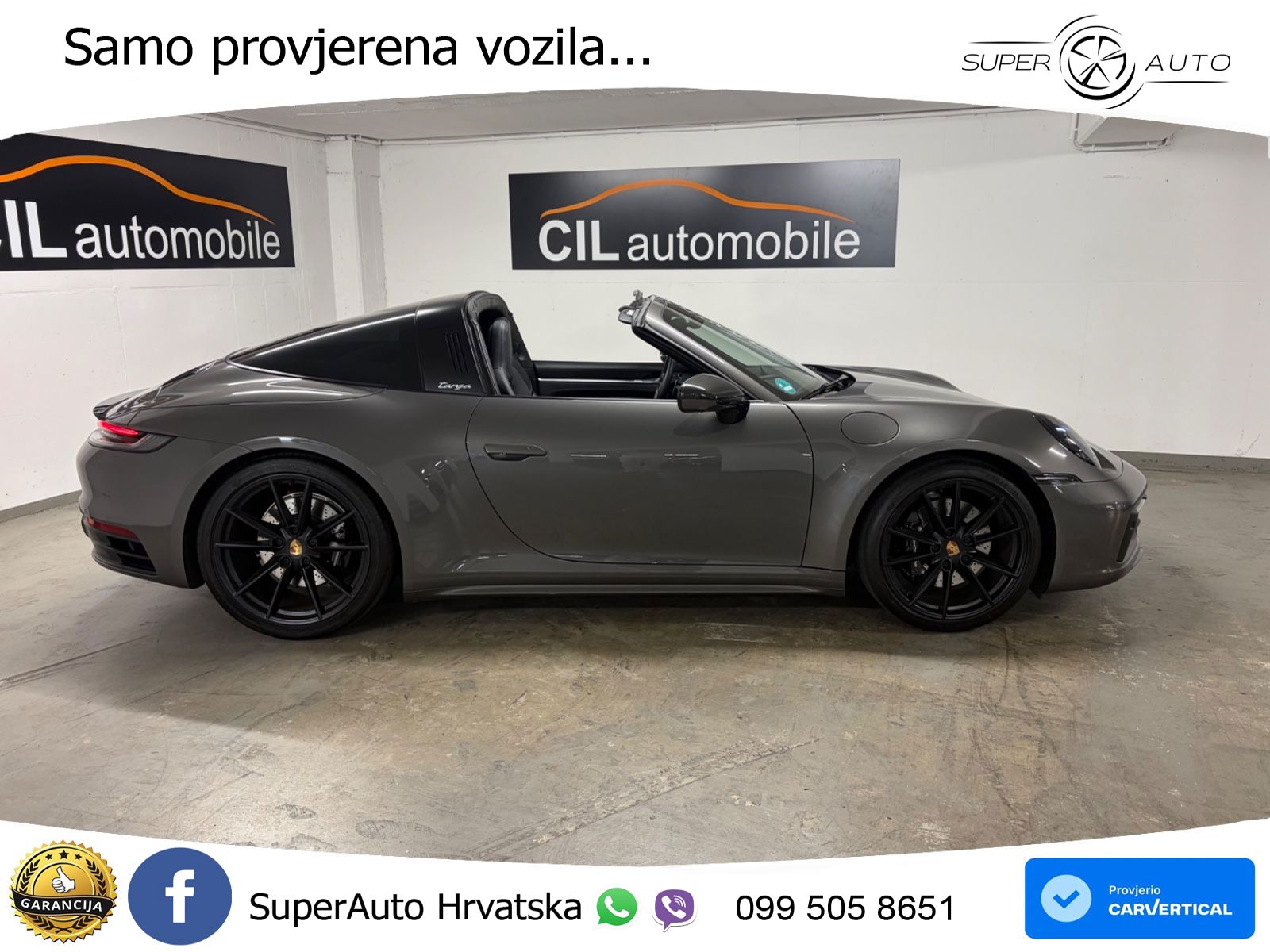 Porsche 911 Targa 4S 3.0 (450 KS) PDK ZRAČNI+ACC+GR SJED+KAM