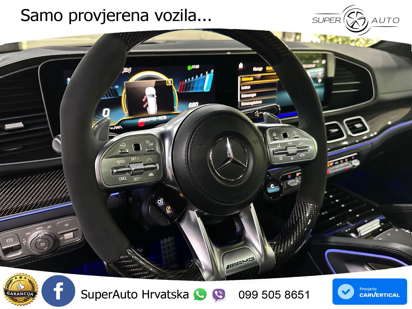 Mercedes-Benz GLS AMG GLS 63 V8 EQ Boost 4MATIC+ TCT ACC+HEAD+4xGR SJED+360+PANO
