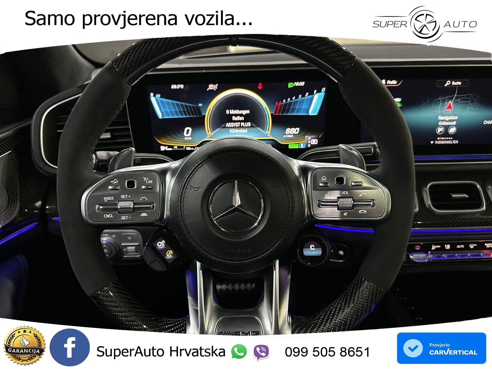 Mercedes-Benz GLS AMG GLS 63 V8 EQ Boost 4MATIC+ TCT ACC+HEAD+4xGR SJED+360+PANO