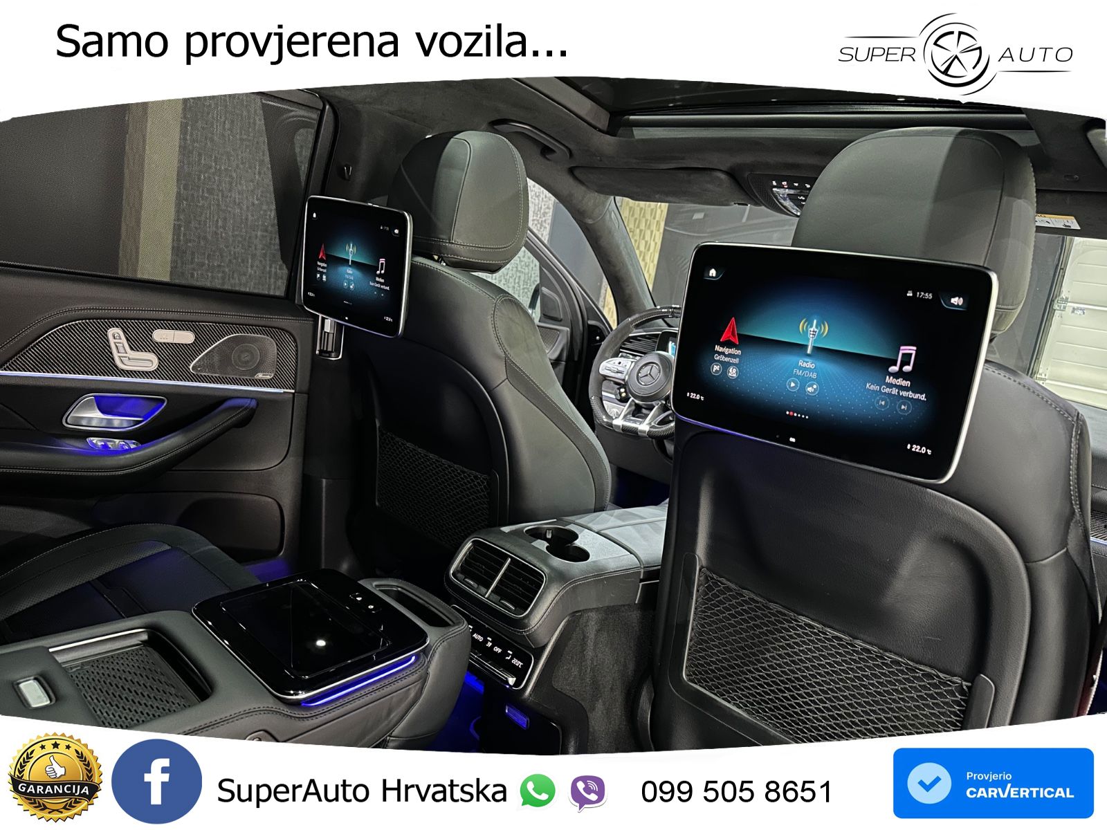 Mercedes-Benz GLS AMG GLS 63 V8 EQ Boost 4MATIC+ TCT ACC+HEAD+4xGR SJED+360+PANO