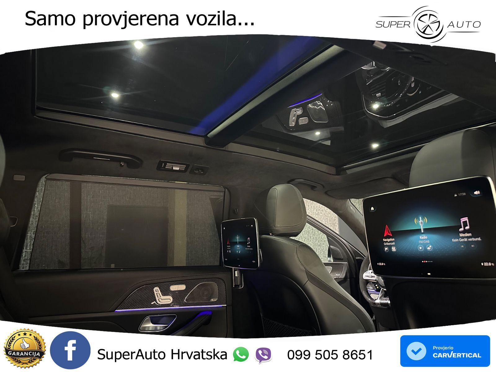Mercedes-Benz GLS AMG GLS 63 V8 EQ Boost 4MATIC+ TCT ACC+HEAD+4xGR SJED+360+PANO