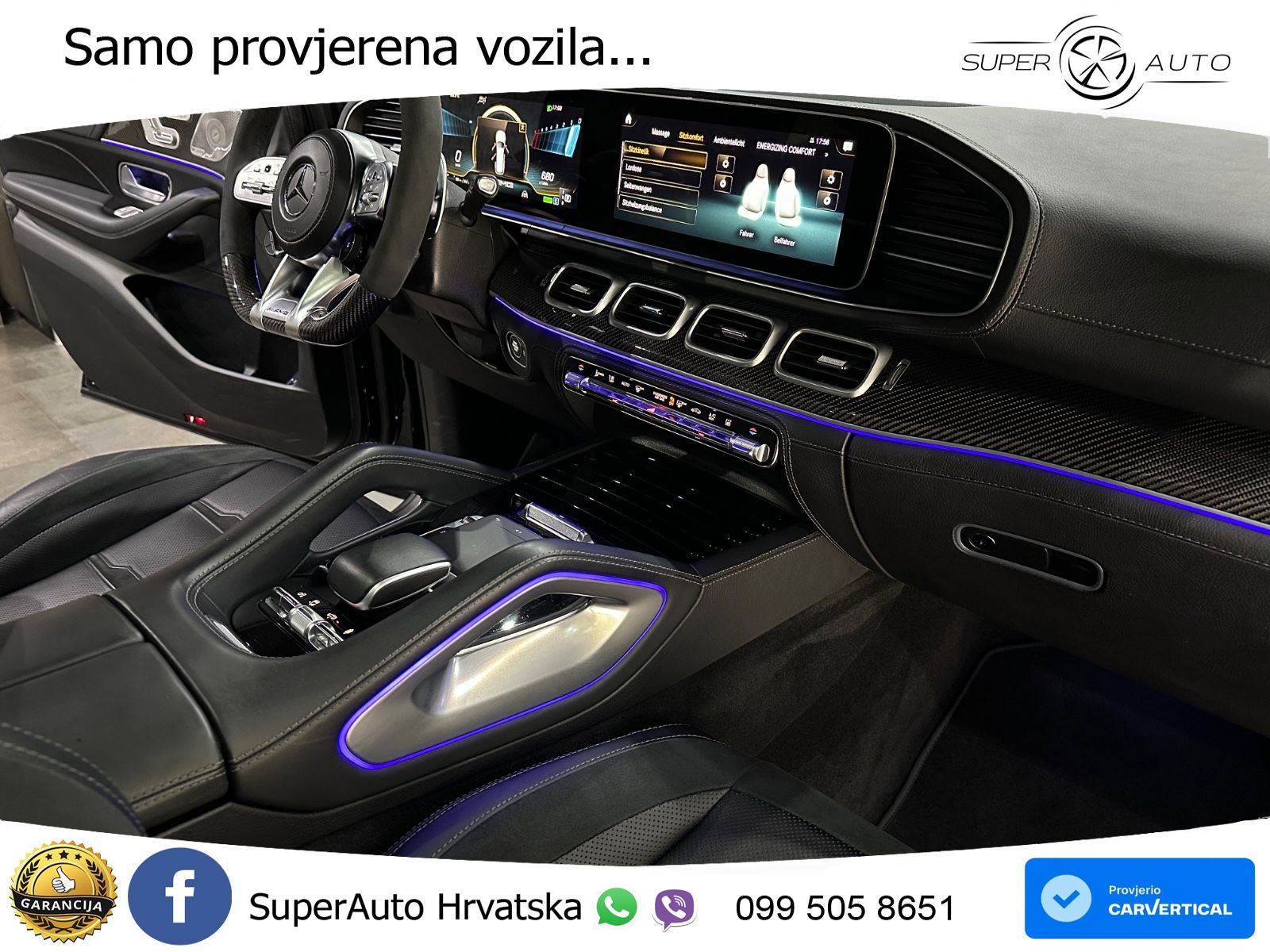 Mercedes-Benz GLS AMG GLS 63 V8 EQ Boost 4MATIC+ TCT ACC+HEAD+4xGR SJED+360+PANO