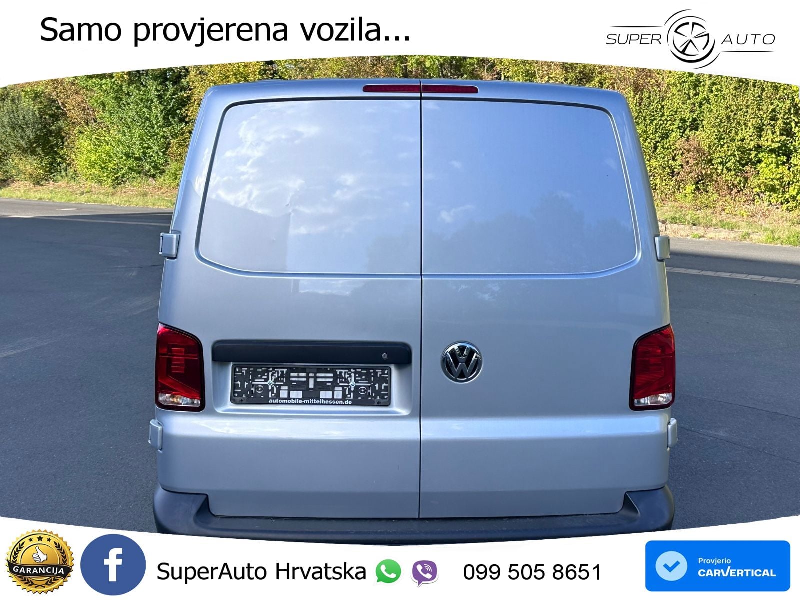 Volkswagen T6.1 Transporter Kasten Aut. Klima Flügeltüren 150 KS