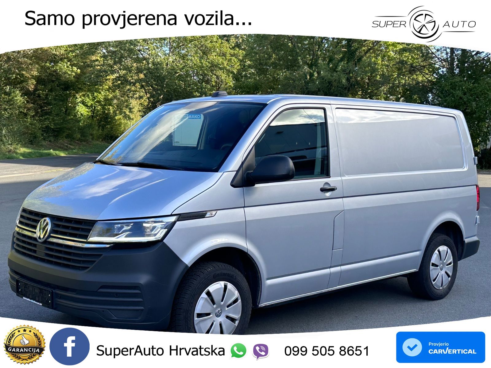 Volkswagen T6.1 Transporter Kasten Aut. Klima Flügeltüren 150 KS